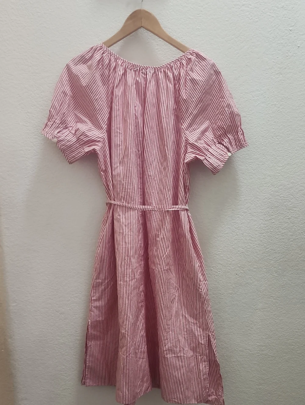 J. Crew Pink and White Striped Maxi Dress - Picture 7 of 14